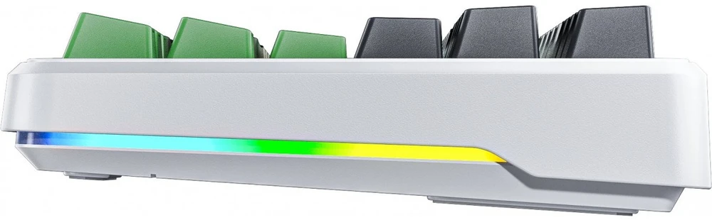 AULA Gasket F87 Thunder Juodas GrayWoodV3 RGB Klaviatūra