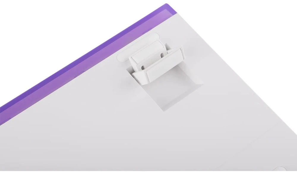 HERO84 HE Baltas+Violetinė+Gradient+LIGHT JadeKing RGB AULA gasket klaviatūra