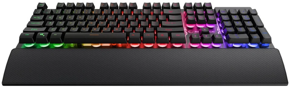 RAMPAGE FORTUNA GAMING SET: Klaviatūra WITH Pelės kilimėlis ir pelė