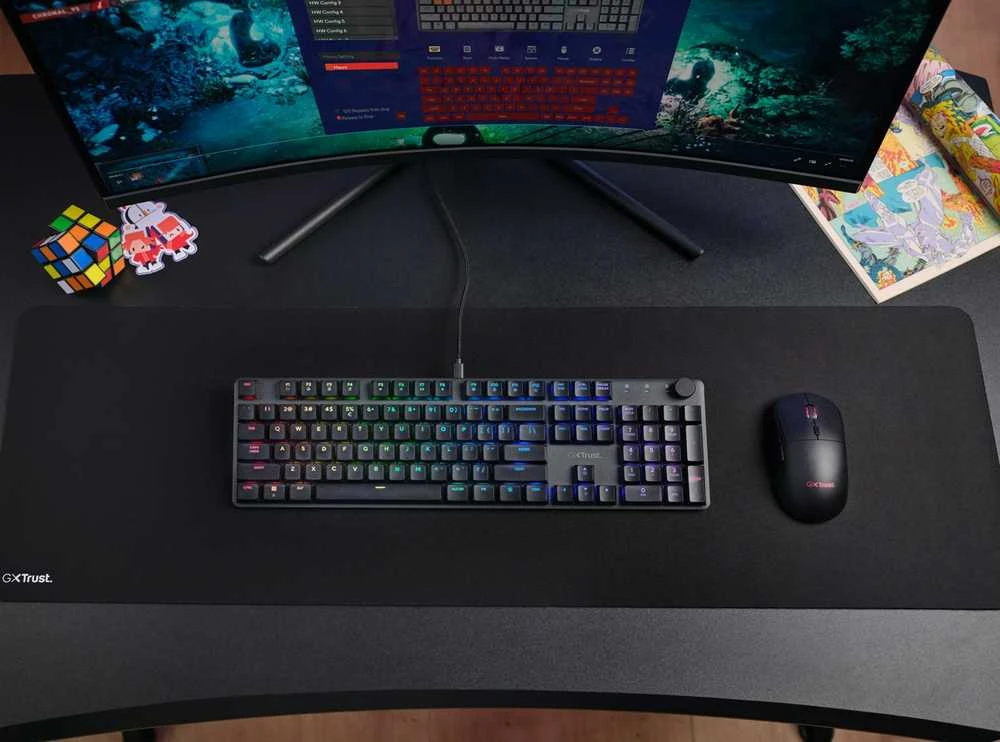 TRUST GXT 866 TORIX RGB mechaninė klaviatūra