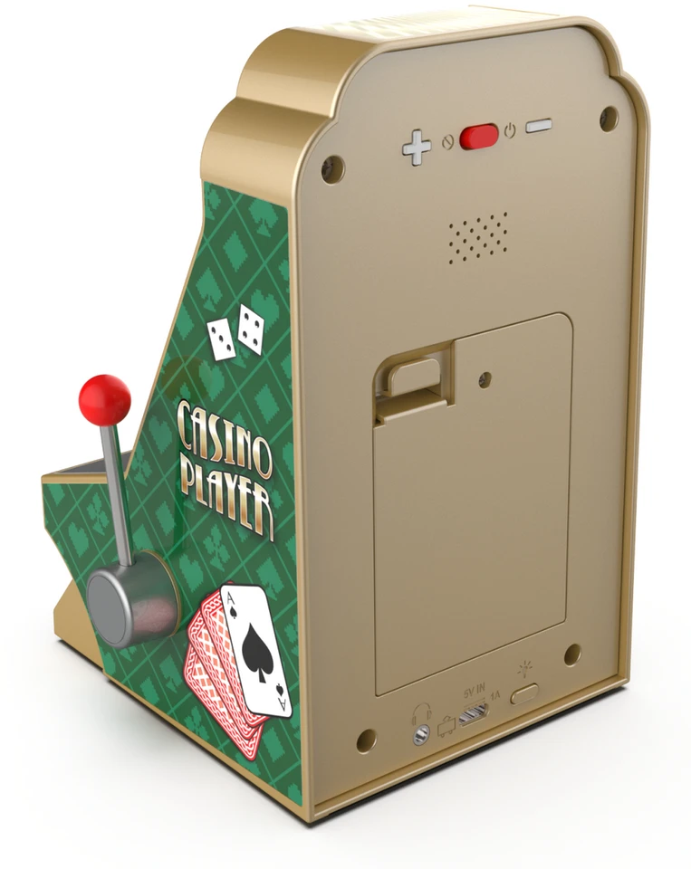 Žaidimų konsolė - My Arcade Casino Player 3,5 colio žalia bronzinė