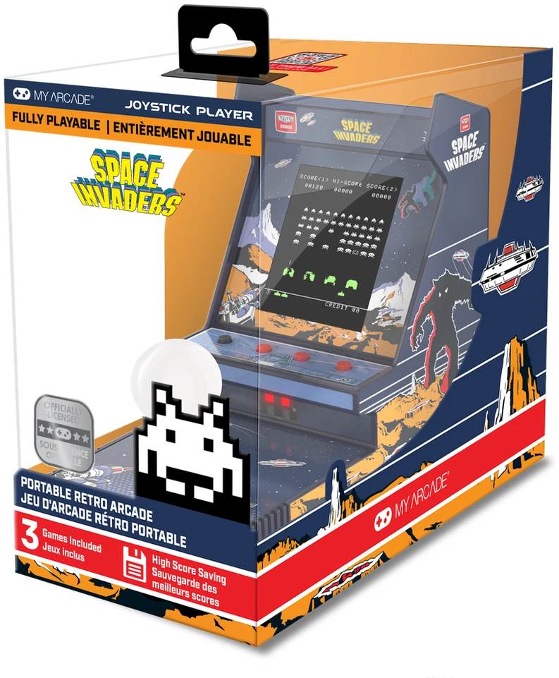 My Arcade My Mano žaidimų automatai – vairasvirtės grotuvas „Space Invaders“
