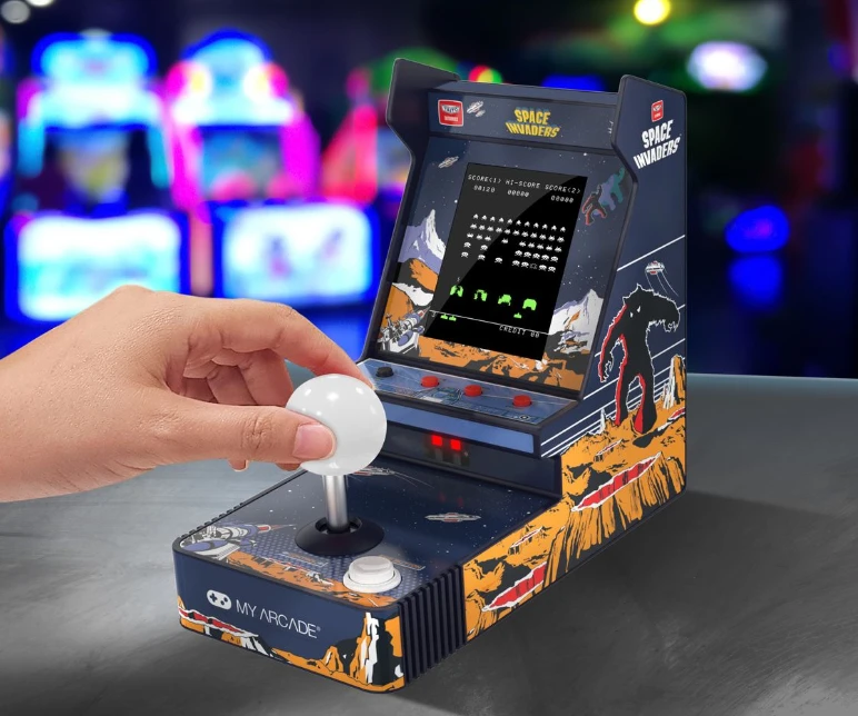 My Arcade My Mano žaidimų automatai – vairasvirtės grotuvas „Space Invaders“