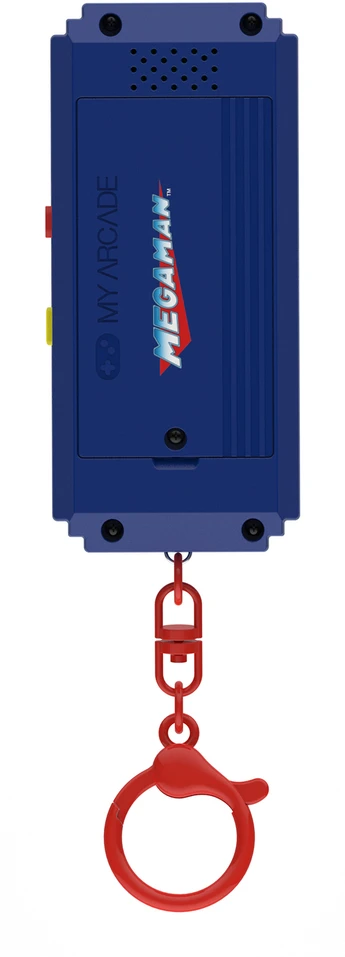 Žaidimų konsolė - My Arcade Pixel Pocket Pro Mega Man Mėlyna 2 colių 99,1 mm × 44,5 mm × 22,2 mm