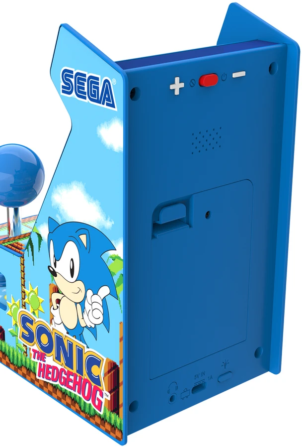 My Arcade Sonic Joystick Player: Sonic The Hedgehog nešiojama žaidimų konsolė (2 žaidimai)