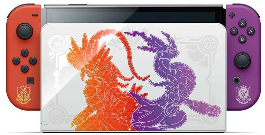 Nešiojama žaidimų konsolė „Nintendo Switch Oled Pokémon Scarlet & Violet Edition“, 17,8 cm (7 colio), 64 GB, jutiklinis ekranas, „Wi-Fi“, daugiaspalvė