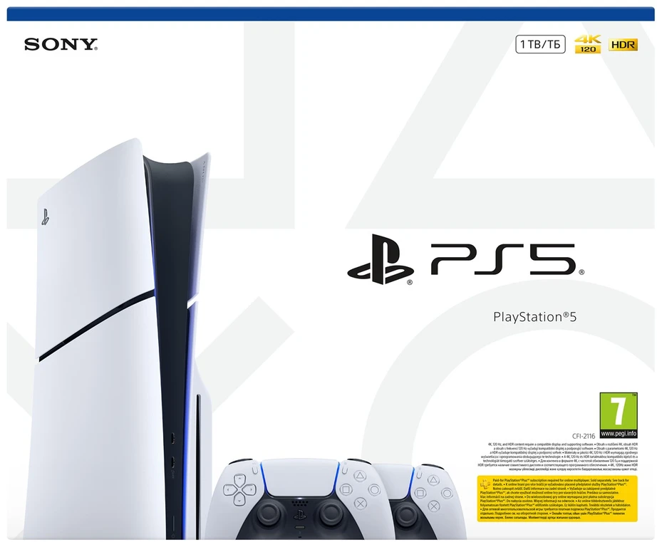 Sony Interactive Entertainment PS719022602 žaidimų konsolė 1 TB Wi-Fi Juoda, Balta