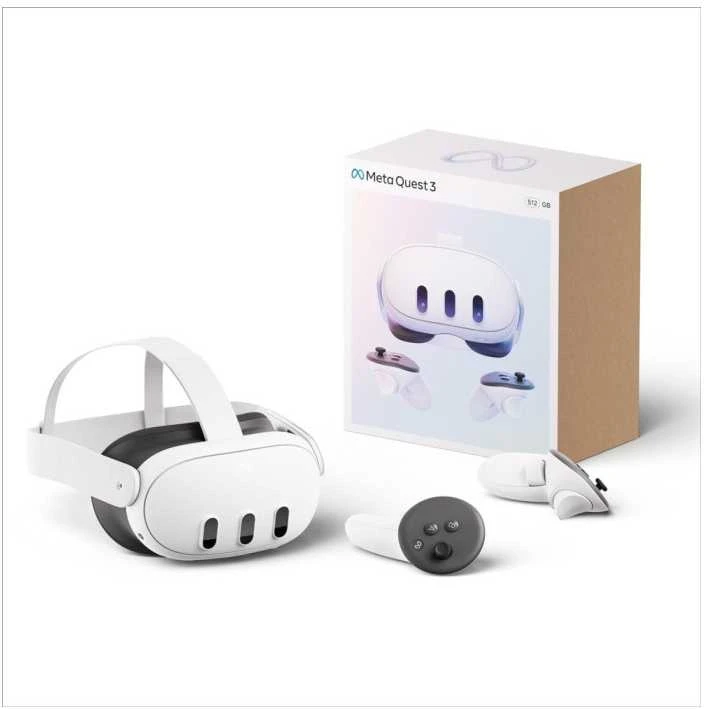 Žaidimų Konsolė - Virtualios Realybės Akinių Meta Quest 3 512GB Balti