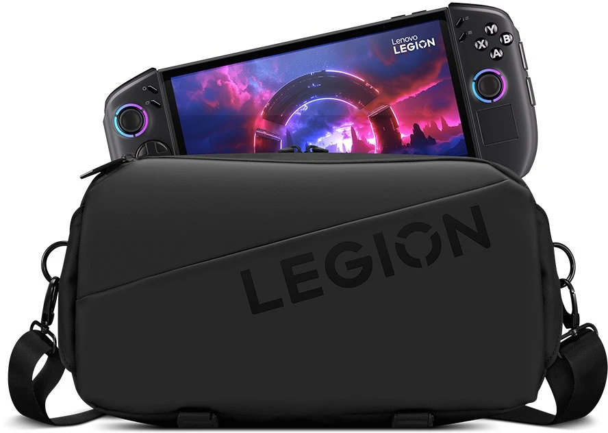 Žaidimų konsolės dėklas Lenovo Legion Sling Bag, juodos spalvos (GX41S14777)