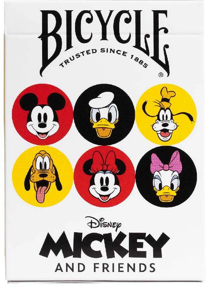 Žaidimų Kortelės - Disney Mickey ir Draugai Bicycle 63.5x88.9mm Plastikinės Dangos