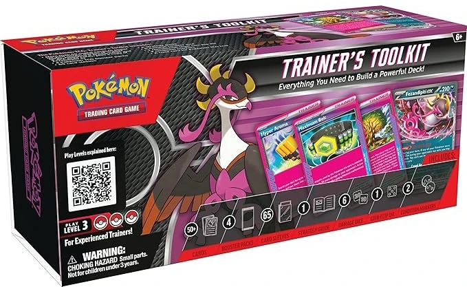 Pokémon TCG Trainer’s Toolkit 2025 rinkinys galingoms kaladėms
