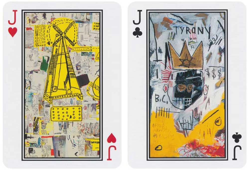 Kortų Žaidimas - Bicycle Menininko Serija Jean-Michel Basquiat 2 Pakuotės Plastikinės