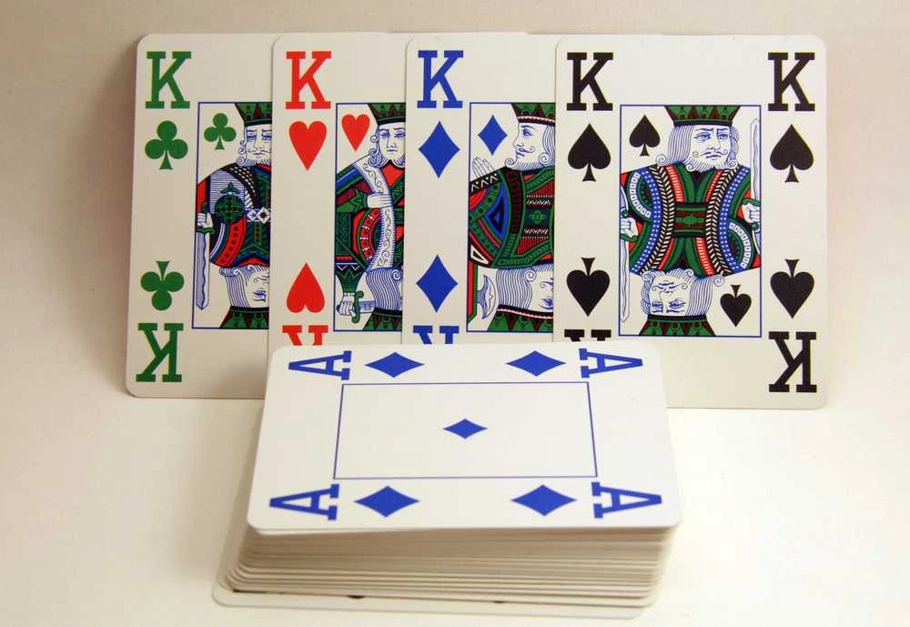 Copag 4 Colour pokerio kortos (Raudonos)