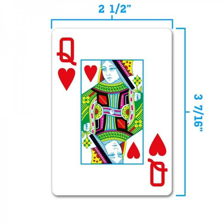 Kortų Žaidimas - Copag Elite Poker Dydžio Jumbo Indeksas 100% PVC 63.5x88.9mm Mėlynos