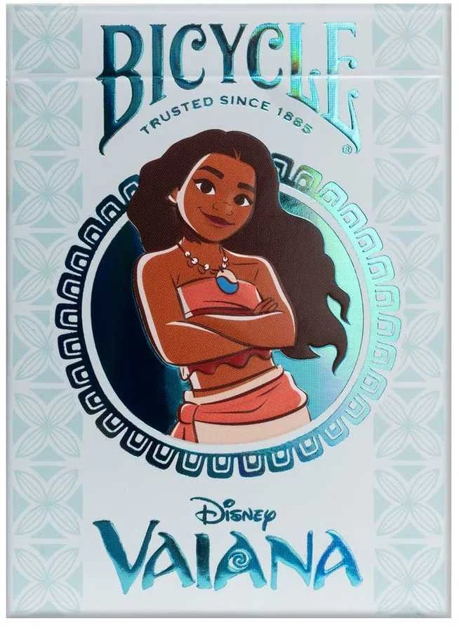 Kortų Žaidimas - Disney Vaiana Bicycle Kaladė 52 Kortos su Džokeriais