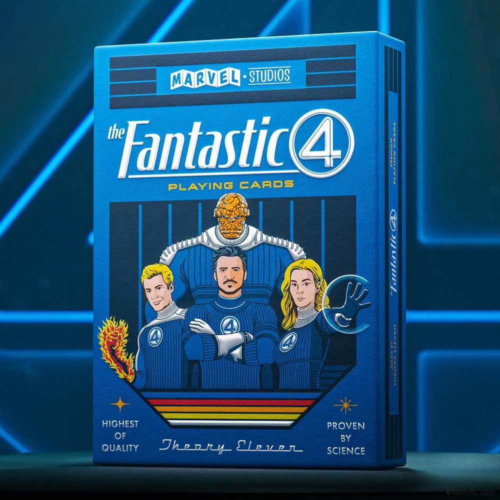 Theory 11 Marvel Fantastic Four žaidimo kortos – Theory11, pokeriui ir kolekcionieriams