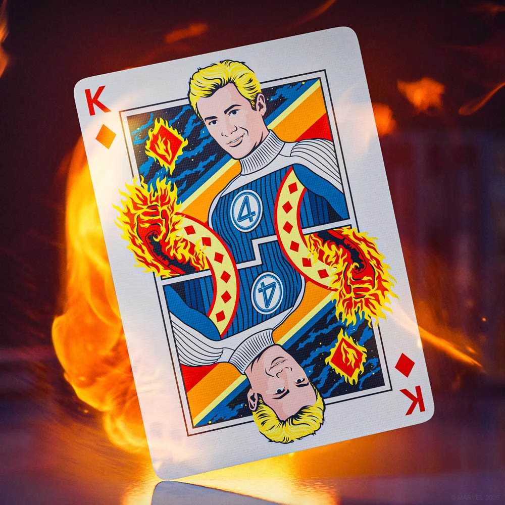 Theory 11 Marvel Fantastic Four žaidimo kortos – Theory11, pokeriui ir kolekcionieriams