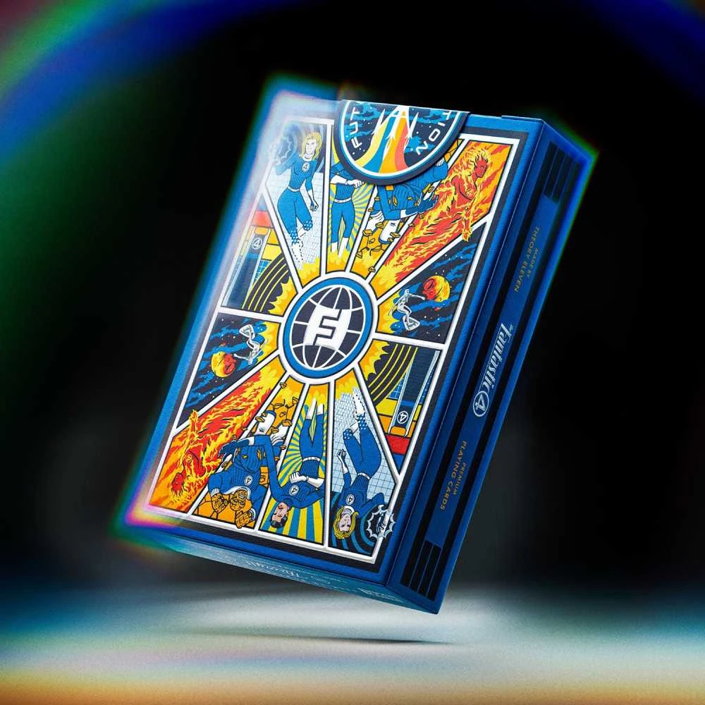 Theory 11 Marvel Fantastic Four žaidimo kortos – Theory11, pokeriui ir kolekcionieriams