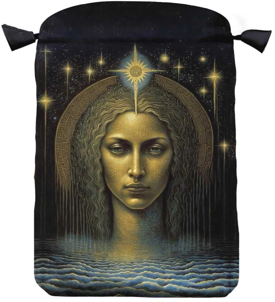 Satininis maišelis Tarot kortoms Whispers of Time – Lo Scarabeo su virvele