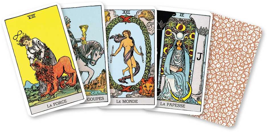 Cartamundi Mini Taro A.E. Waite & Petit Lenormand rinkinys – prancūzų k., būrimams