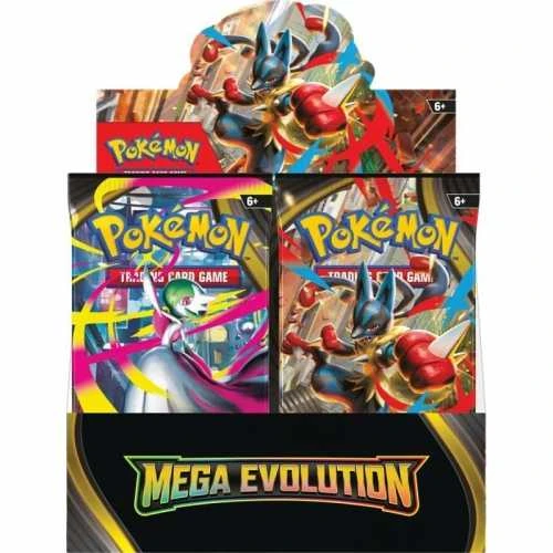 Žaidimų kortų žaidimas - Pokémon TCG Mega Evolucijos Booster Dėžė 36 Pakuotės