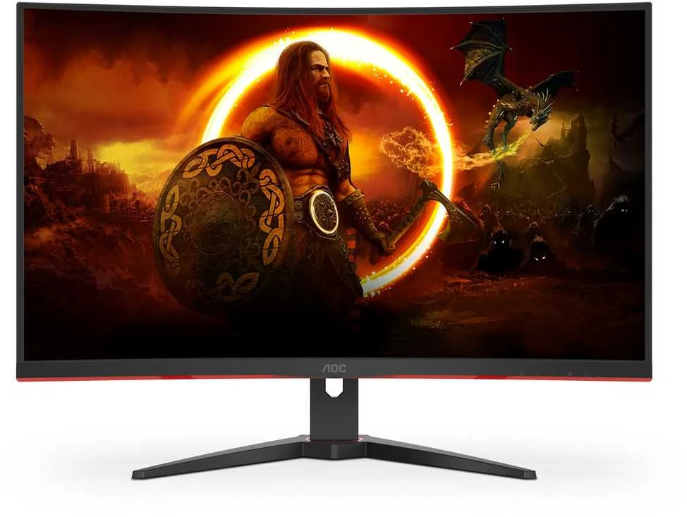 Monitorius AOC C32G2ZE, 31.5", VA, 1920x1080, 16:9, 240 Hz, 1 ms, 300 cd/m²