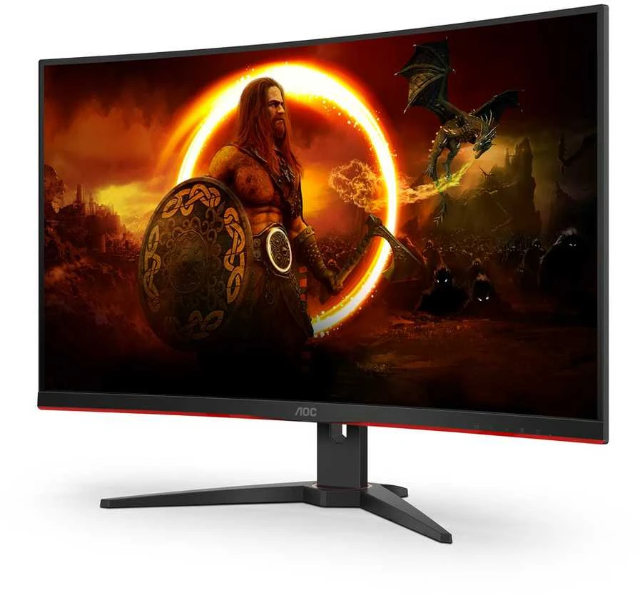 Monitorius AOC C32G2ZE, 31.5", VA, 1920x1080, 16:9, 240 Hz, 1 ms, 300 cd/m²