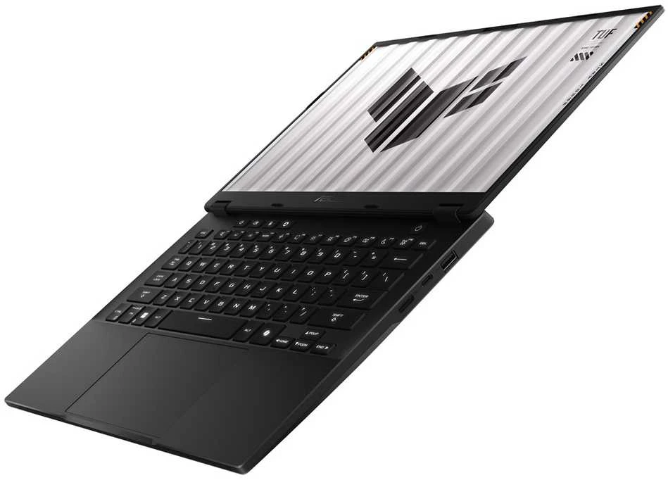 Nešiojamas kompiuteris ASUS TUF Gaming A14 FA401UH-RG018 Ryzen 7 260 14.0" 2.5K 165Hz IPS lygio 400nits AG 16GB LPDDR5X SSD512 GeForce RTX 5050_8GB WLAN+BT Cam1080p 73WHrs NoOS Jaeger Pilkas