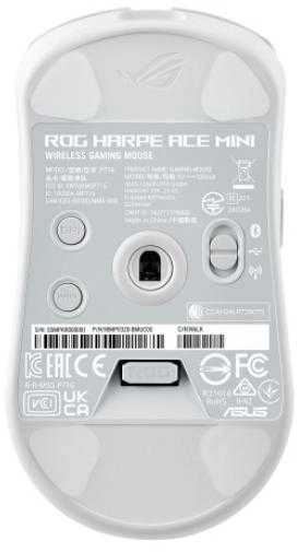 Pelė Myszka žaidimams Asus ROG Harpe Ace belaidė 42000 dpi optinė balta