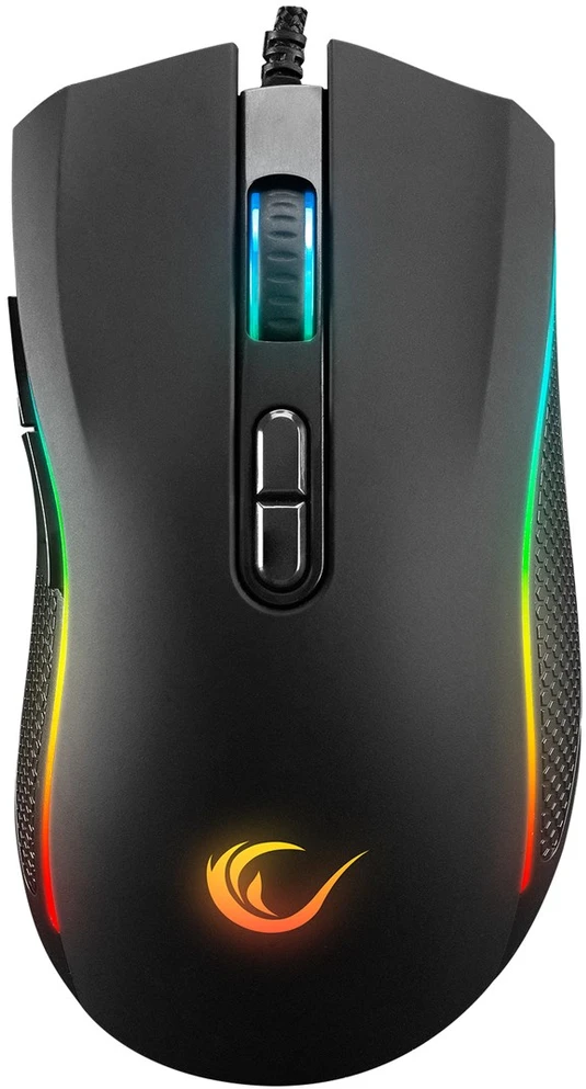 RAMPAGE SMX-R44 V2 MACRO Juodas Pelė 12800 DPI RGB LED