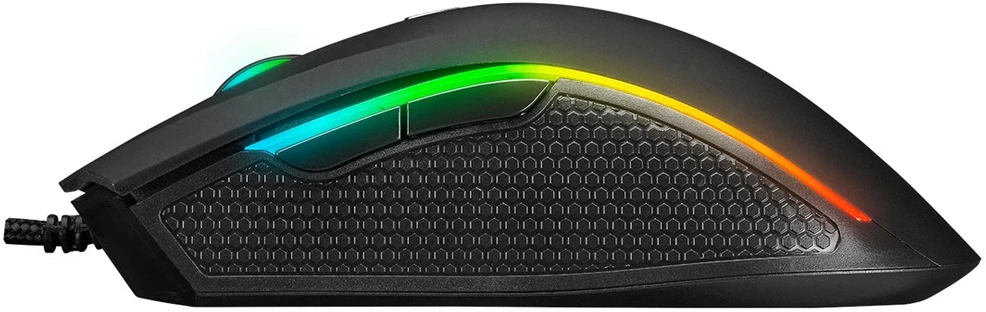 RAMPAGE SMX-R44 V2 MACRO Juodas Pelė 12800 DPI RGB LED
