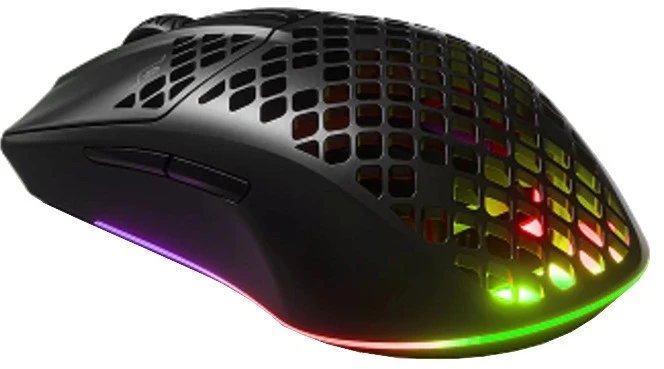 SteelSeries Aerox 3 Wireless - 18000 CPI optinė pelė žaidimams - REFURBISHED (Onyx)