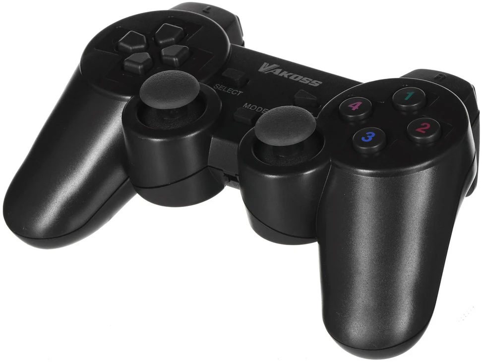 „Vakoss GP-4705BK“ žaidimų valdiklis, Juodas, RF žaidimų pultas, analoginis / skaitmeninis, kompiuteris, „PlayStation 3“