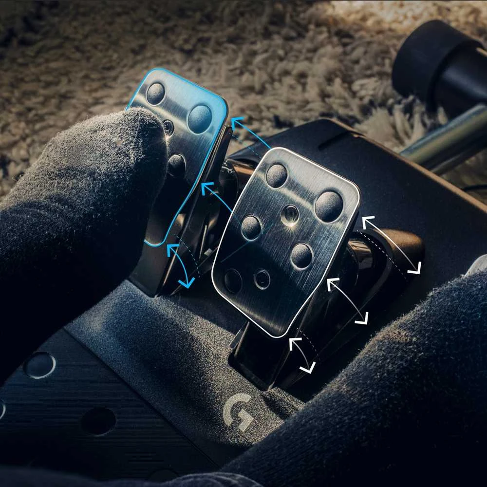 Logitech G923 TRUEFORCE simuliacinis lenktynių vairas su pedalais, skirtas Xbox Series X/S /Xbox One/PC