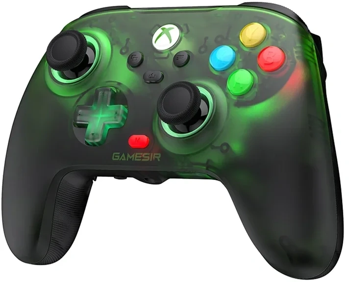 „GameSir T7 Pro“ daugiaplatformė žaidimų pultelis – „Retro Žalias“ (Hall efekto trigeriai), licencijuotas „XBOX“