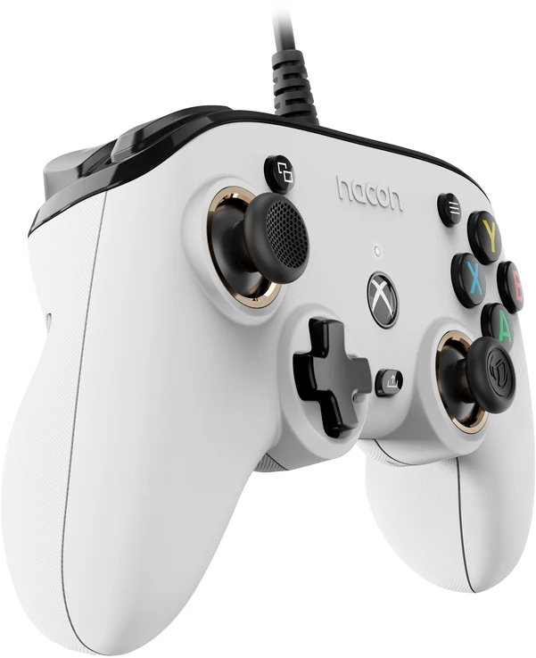 Žaidimų Valdiklis - NACON XBOX X Series Valdiklis Pro Kompaktiškas, Laidinis, 3 m Laidas, Baltas