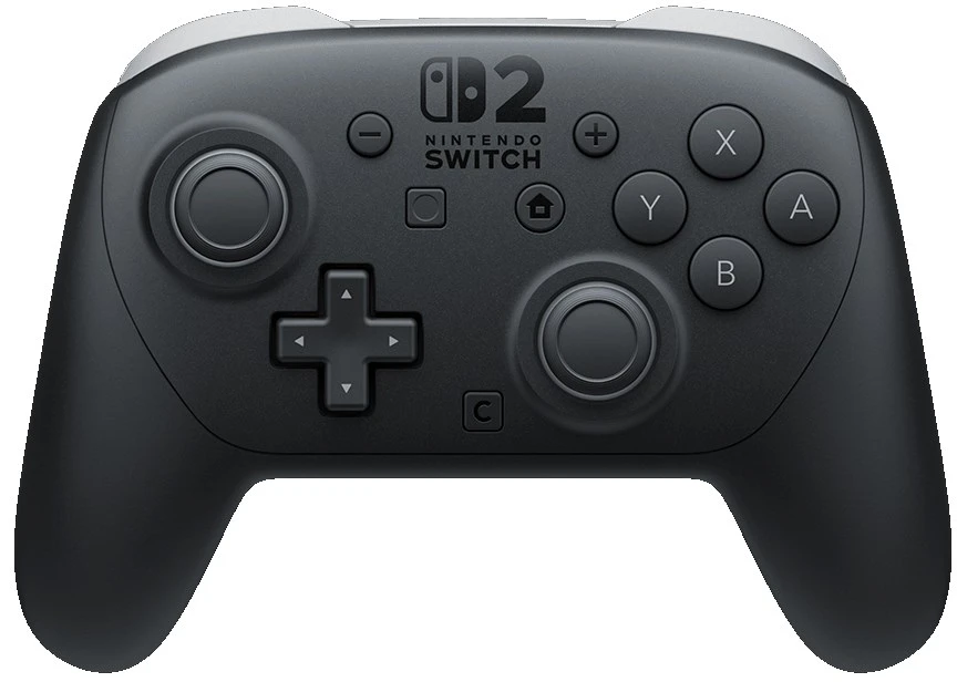 „Nintendo Switch 2 Pro“ valdiklis Juodas „Bluetooth“ žaidimų pultas Analoginis / skaitmeninis „Nintendo Switch 2“