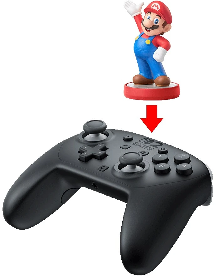 „Nintendo Switch 2 Pro“ valdiklis Juodas „Bluetooth“ žaidimų pultas Analoginis / skaitmeninis „Nintendo Switch 2“