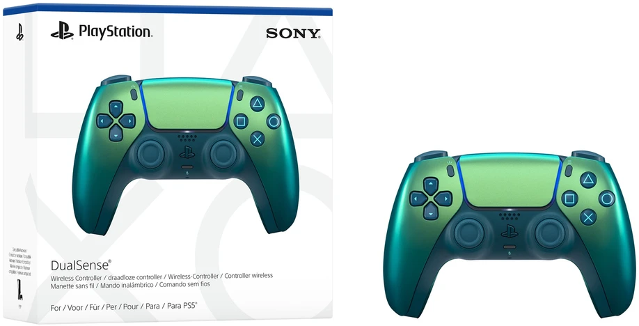 Sony DualSense Žalsvai mėlyna Bluetooth/USB Žaidimų pultelis Analoginis / skaitmeninis PlayStation 5, Android, MAC, PC, iOS