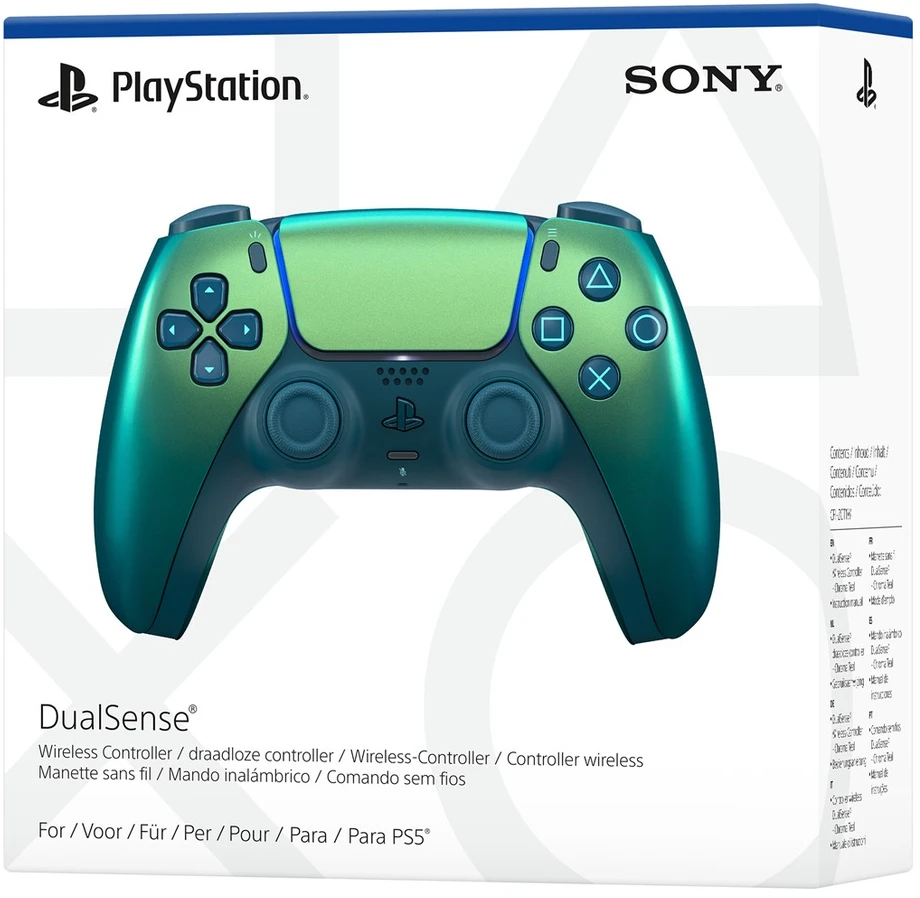 Sony DualSense Žalsvai mėlyna Bluetooth/USB Žaidimų pultelis Analoginis / skaitmeninis PlayStation 5, Android, MAC, PC, iOS