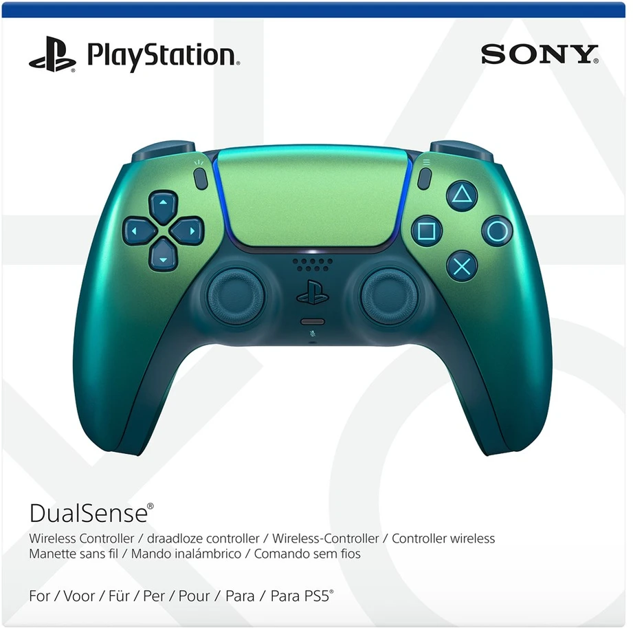 Sony DualSense Žalsvai mėlyna Bluetooth/USB Žaidimų pultelis Analoginis / skaitmeninis PlayStation 5, Android, MAC, PC, iOS