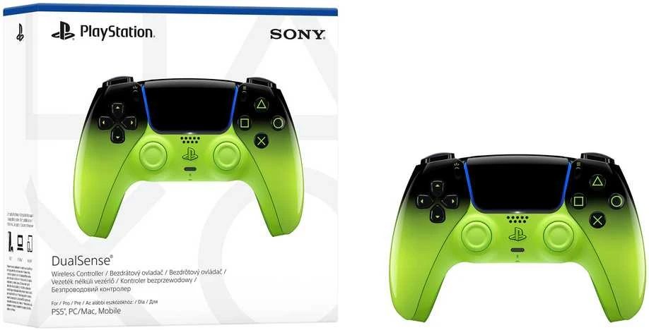 Sony Interactive Entertainment DualSense Juodas, Žalias Bluetooth/USB Gamepad Analogue / Digital PlayStation 5