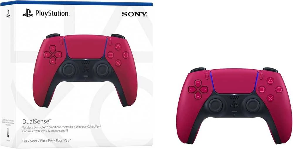 Sony „DualSense PS5“ belaidis valdiklis, raudonas