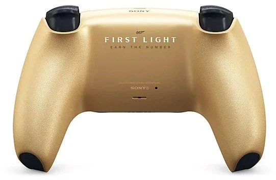 „Sony PlayStation 5 DualSense“ belaidis valdiklis, riboto leidimo – „007 First Light™ Gold“