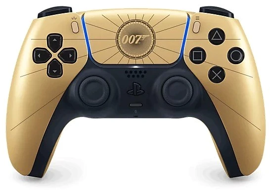 „Sony PlayStation 5 DualSense“ belaidis valdiklis, riboto leidimo – „007 First Light™ Gold“