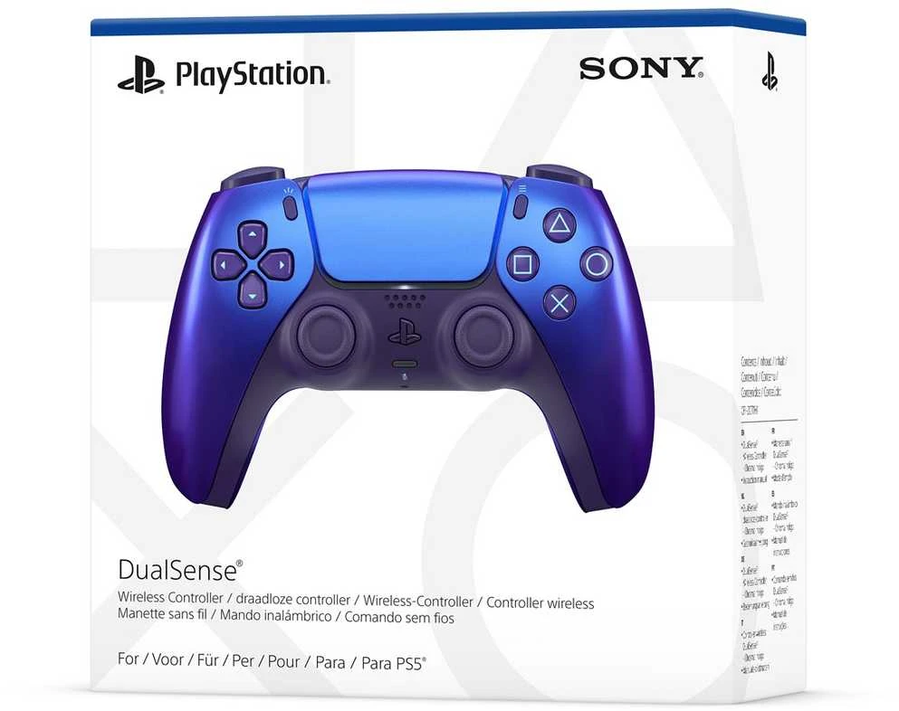 Sony PlayStation 5 DualSense V2 chromo, indigo spalvos