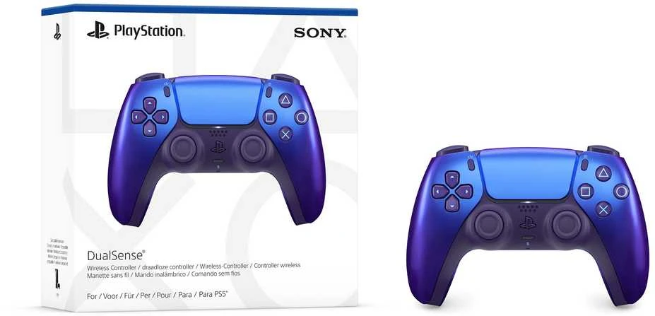 Sony PlayStation 5 DualSense V2 chromo, indigo spalvos