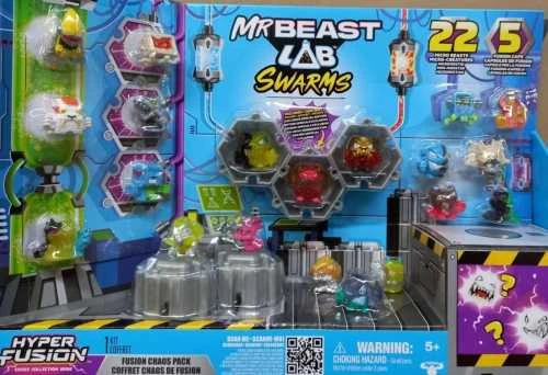 Mr Beast Lab Žaislai - Moose MrBeast Lab Swarms S3 Fusion Chaos Pack 22 figūrėlės