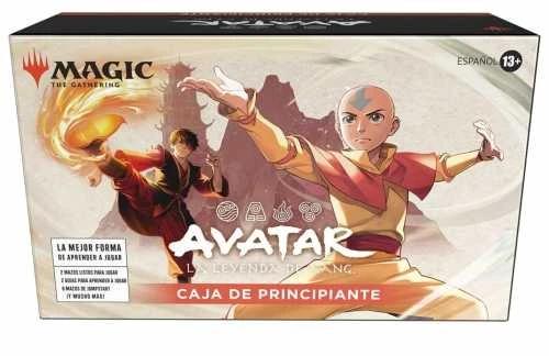 Žaislai, žaidimai ir kolekcionavimas - Magic the Gathering Avatar Paskutinis oro valdovas pradedančiųjų dėžutė (ispanų)