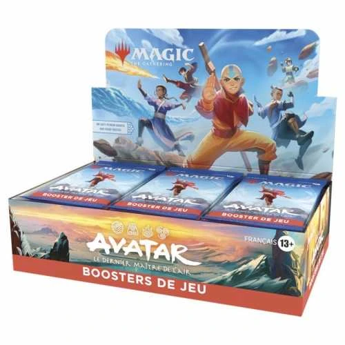 Žaislai, žaidimai ir kolekcionavimas - Magic the Gathering Avatar The Last Airbender Booster 30 Kortelių Dėžė (French)